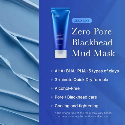 Pore Blackhead Mud Facial Mask - Skin Cooling & Pore Tightening